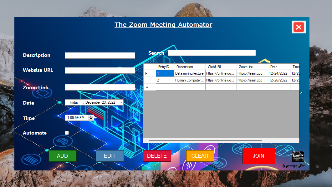 Zoom Automator